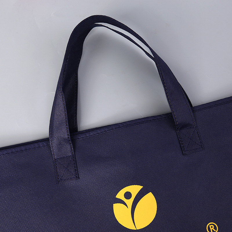 Sac din material nețesut personalizat pentru textile de casă, ambalaj cadou din patru piese cu fermoar PVC, personalizare logo
