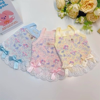 Vesta subțire de vară tip camisolă pentru câini Teacup, rase mici și pisici – stil prințesă