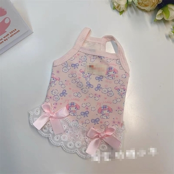 Vesta subțire de vară tip camisolă pentru câini Teacup, rase mici și pisici – stil prințesă