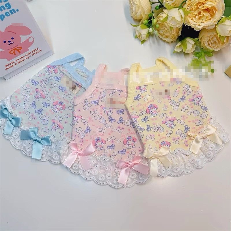 Vesta subțire de vară tip camisolă pentru câini Teacup, rase mici și pisici – stil prințesă