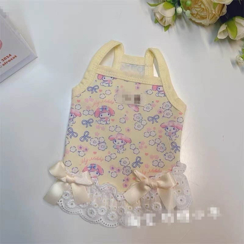 Vesta subțire de vară tip camisolă pentru câini Teacup, rase mici și pisici – stil prințesă