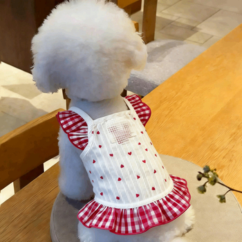 Rochie florală pentru câini și pisici de talie mică — Teddy, Bichon Frisé, Pomeranian, primăvară-vară