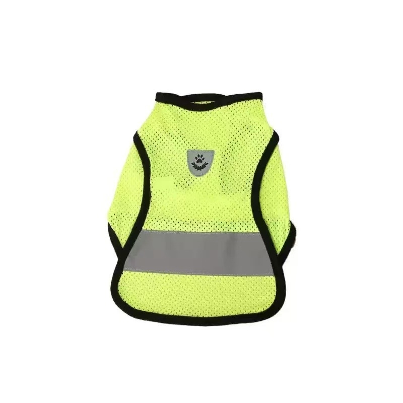 Vesta reflectorizantă pentru câini de talie mică și medie, din plasă respirabilă, confortabilă pentru toate anotimpurile.