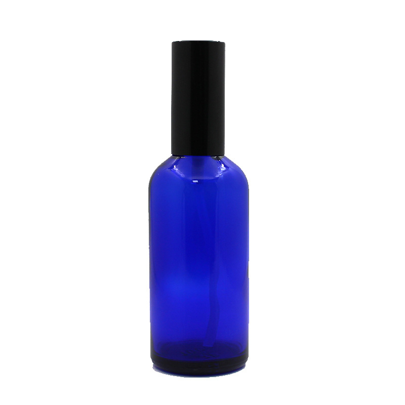 Sticlă din sticlă pentru ulei esențial, 100 ml, pulverizator cu ceață fină pentru cosmetice, recipient gol pentru diluare și amestecare