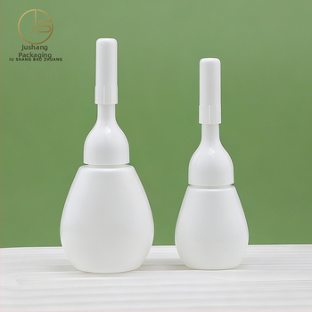 Sticlă albă din plastic PE pentru picături oftalmice 5 ml; recipient dozator cosmetic 10 ml pentru loțiune/essence – ambalaj de probă