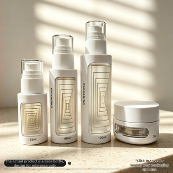 Sticluțe distribuție cosmetice, aspect premium, mat, 50 g, recipient gol pentru cremă/loțiune, pulverizator din plastic