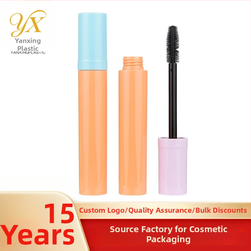 Materiale de ambalare pentru cosmetice în nuanțe macarons, tuburi pentru ser de gene, sticluțe dozatoare, cu logo personalizat