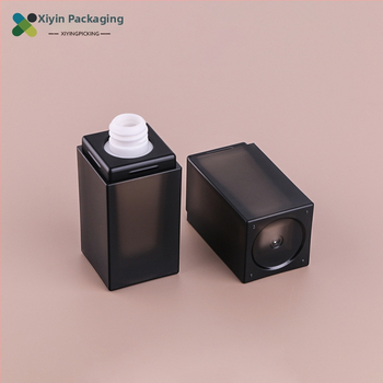 Xiying 15 ml recipient acrilic pentru cosmetice, cu pompă, pipetă pătrată, pentru fond de ten și esenţă