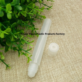 Sticluță din sticlă cu roller 10 ml, transparentă, pentru cosmetice — dimensiune de călătorie pentru esențe și parfum