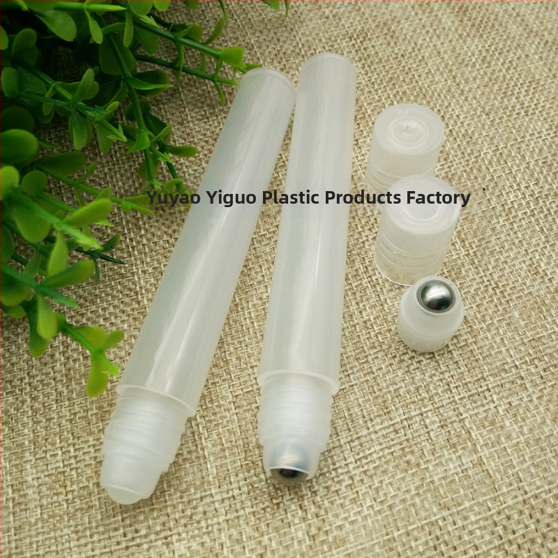 Sticluță din sticlă cu roller 10 ml, transparentă, pentru cosmetice — dimensiune de călătorie pentru esențe și parfum