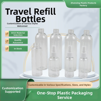 Sticlă de călătorie reutilizabilă, pulverizator transparent cu apăsare, pulverizator din plastic, pulverizator cosmetic pentru uz casnic, sticlă PET pentru ceață fină