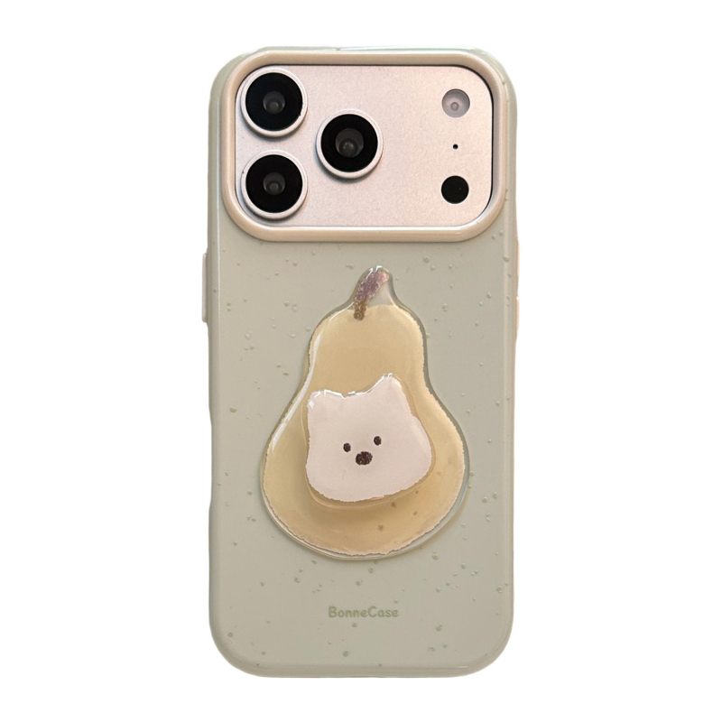 Husă moale din TPU cu design desen animat, cu animal rotativ, pentru iPhone 17, 16 Pro, 15, 14 și 13, disponibilă în roz, verde, albastru și alb antic.