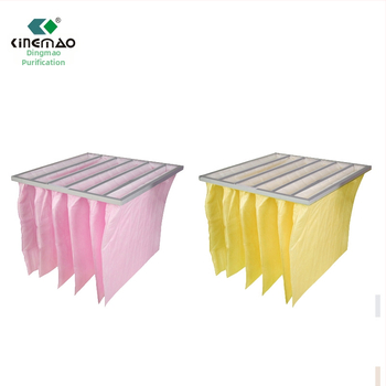 Kingmao F8 filtru tip sacă, eficiență medie, din oțel inox, sac filtrant din material nețesut, element filtrant primar tip placă și plasă de eliminare a prafului pentru uz industrial