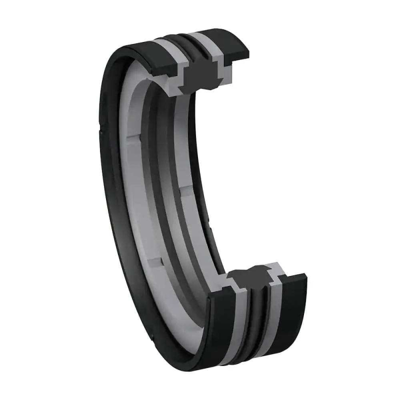 KDAS/DAS etanșare piston din cinci piese pentru cilindru cu acțiune dublă – etanșare ulei pentru placa din spate