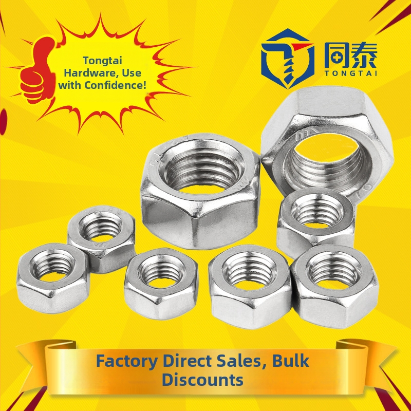 Piuliță hexagonală din oțel inoxidabil 304 DIN 934, M4–M10