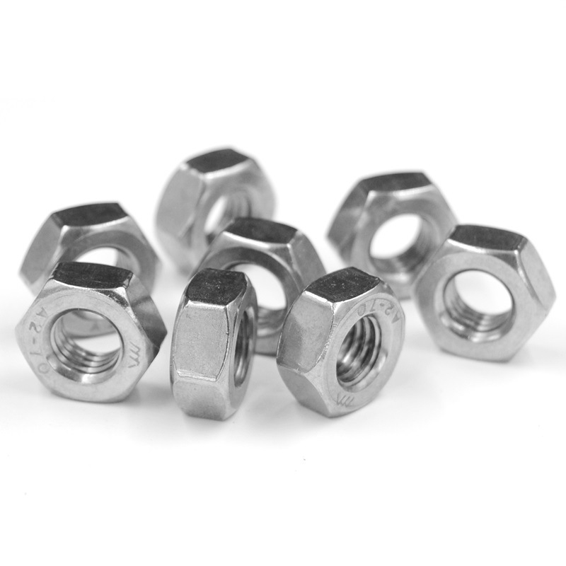 Piuliță hexagonală din oțel inoxidabil 304 DIN 934, M4–M10