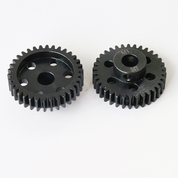 Pinion 34T pentru transmisie, angrenaj drept, dinți cu suprafață durificată, pinion pentru motor în mai multe dimensiuni