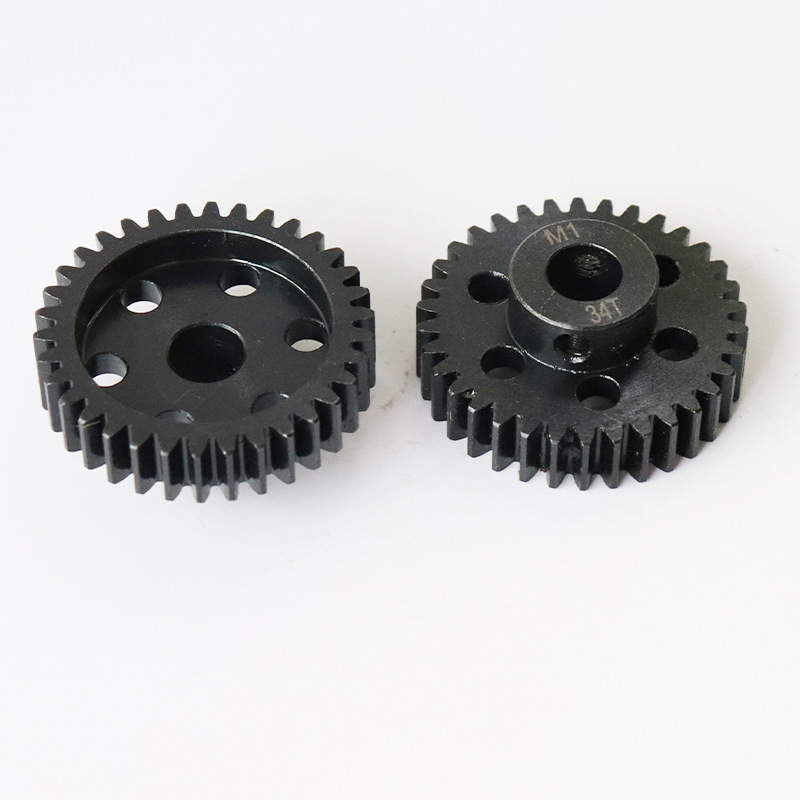 Pinion 34T pentru transmisie, angrenaj drept, dinți cu suprafață durificată, pinion pentru motor în mai multe dimensiuni