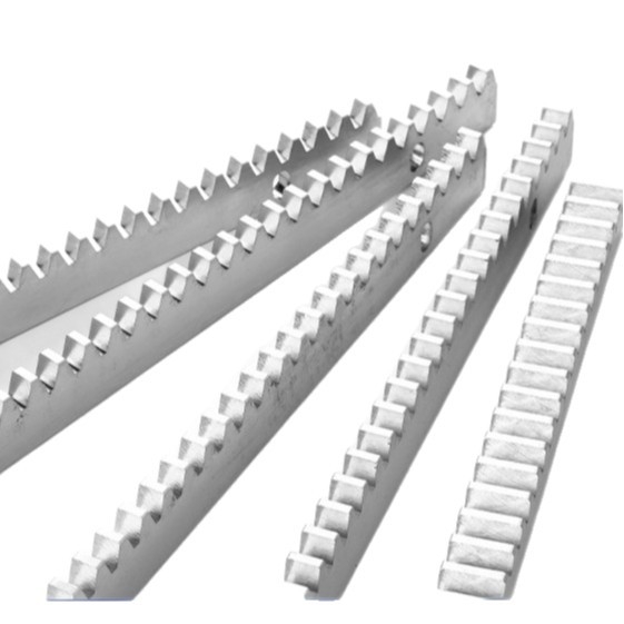 Șină dințată de precizie cu dinți drepți, șlefuire, călire cu frecvență înaltă, tăiere cu laser, piese standard pentru truss