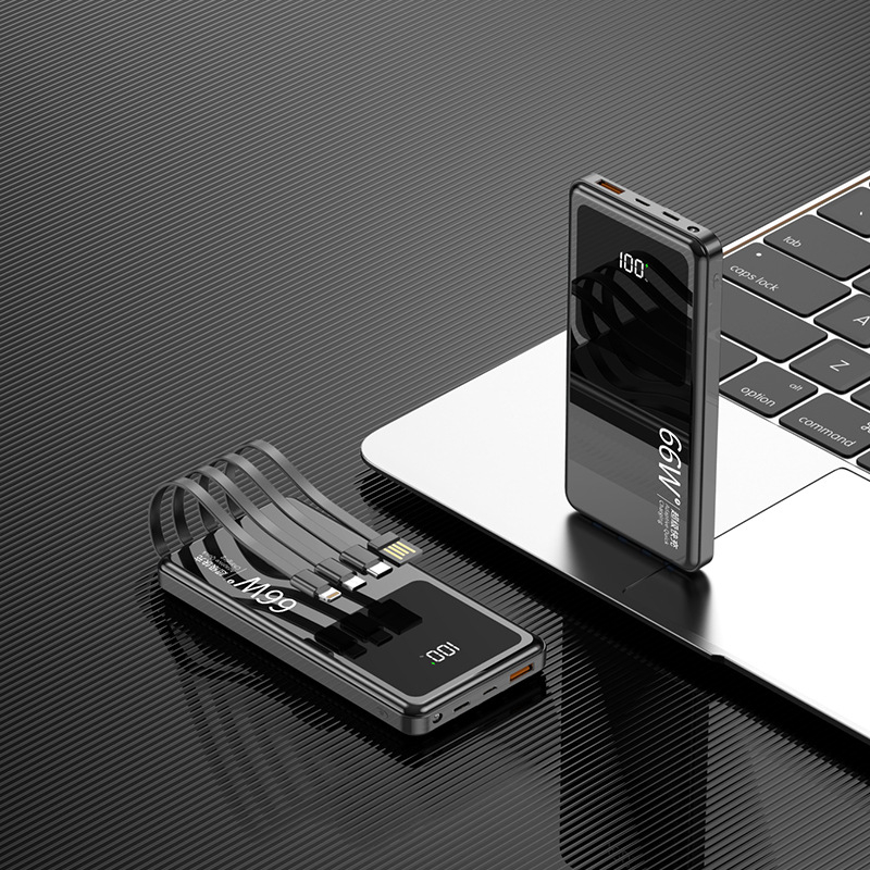 Power bank portabil de 66W cu încărcare rapidă, 20000mAh
