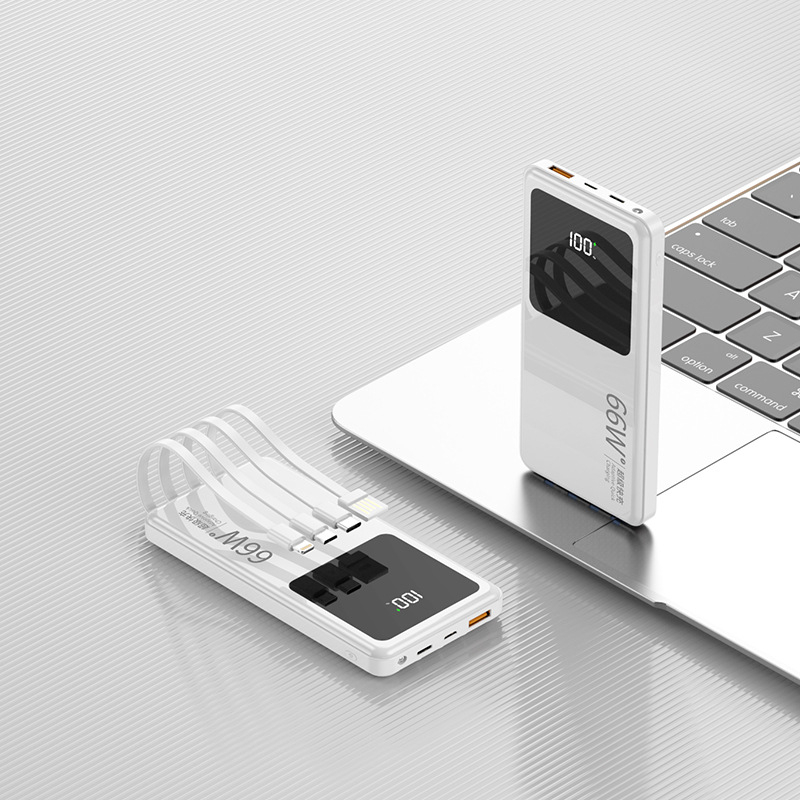 Power bank portabil de 66W cu încărcare rapidă, 20000mAh