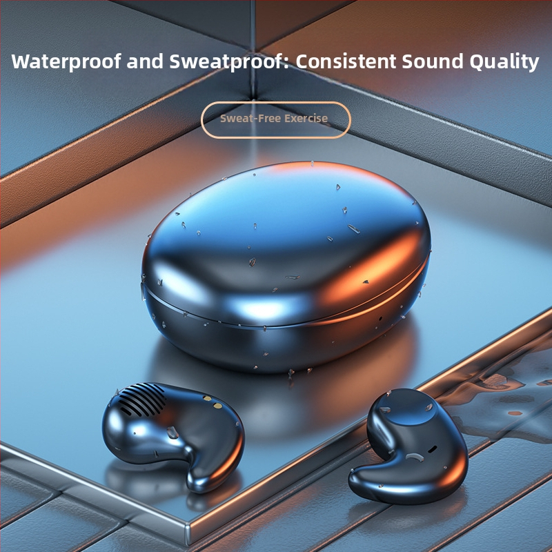 Căști cu transmisie osoasă pentru somn, Bluetooth wireless, montate la ureche, nu în ureche, reducere zgomot