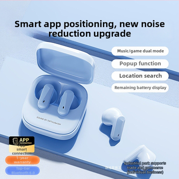 Căști Bluetooth German Berlin Sound, fără fir, in-ear, cu poziționare prin aplicație, baterie de durată lungă, sunet de înaltă calitate, anulare zgomot, fără scurgeri de sunet