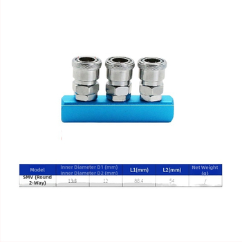 Conector rapid tip C cu push-in pentru pneumatice; tee rotund, tee cu două căi și tee drept; conectori cu auto-blocare SMY SMV; componente pneumatice