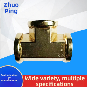 Conector din alamă cu filet NPT femel, 3 căi, component pneumatic