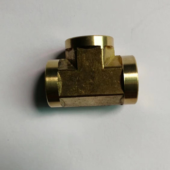 Conector din alamă cu filet NPT femel, 3 căi, component pneumatic