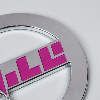 Semn din plastic ABS, plăcuță pentru club auto, emblemă spate, imprimare color 3D, marcă, semn personalizat