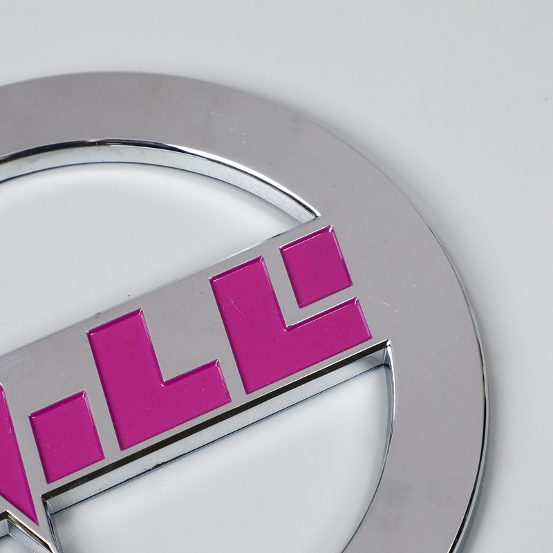 Semn din plastic ABS, plăcuță pentru club auto, emblemă spate, imprimare color 3D, marcă, semn personalizat