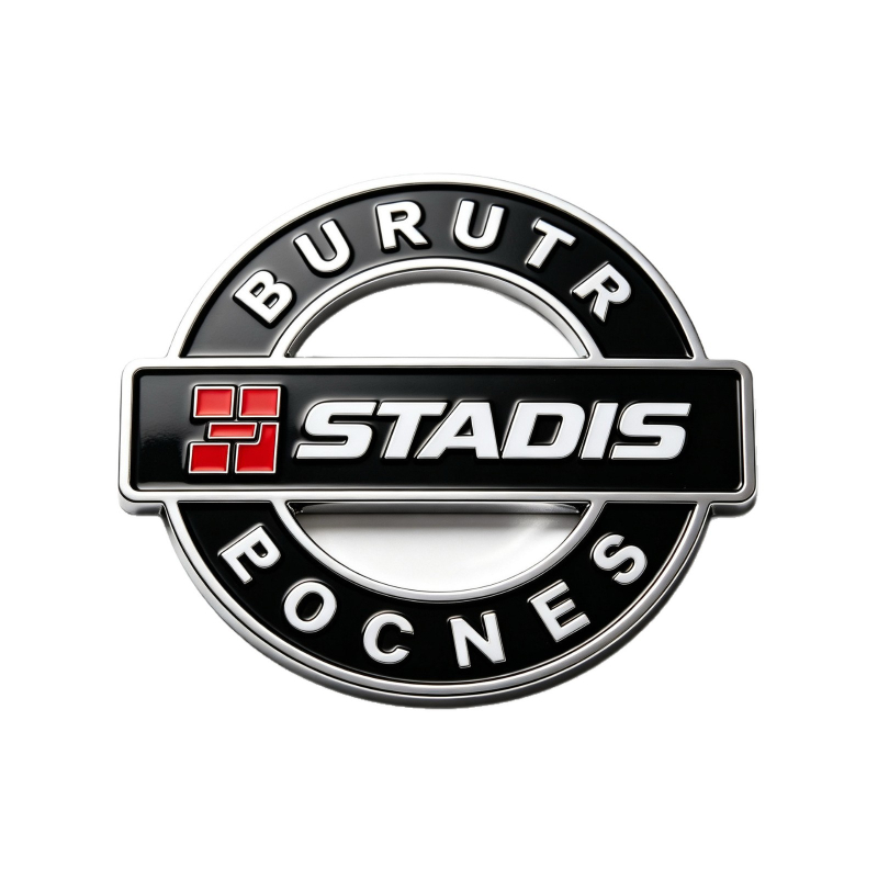 Emblemă auto 3D din ABS, finisaj electroplatinat și vopsire cu puncte, personalizată