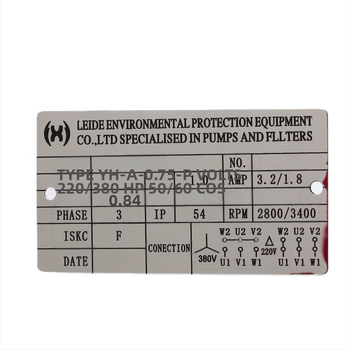 Semne metalice pentru excavatoare, etichete din aluminiu, plăcuțe cu logo