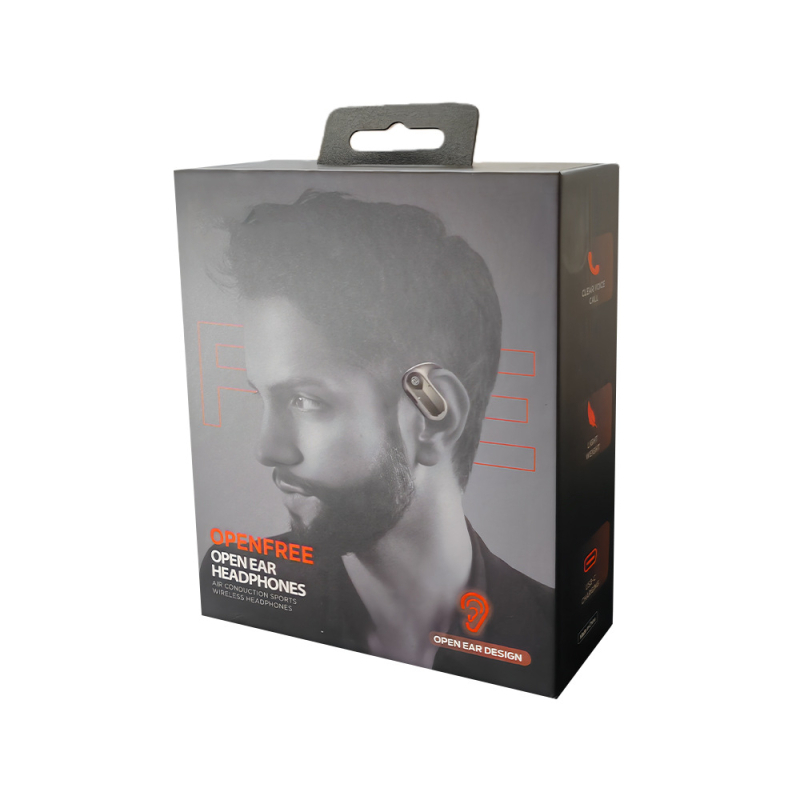 Ambalaj personalizat pentru căști Bluetooth, cutie color premium cu imprimare UV a logo-ului
