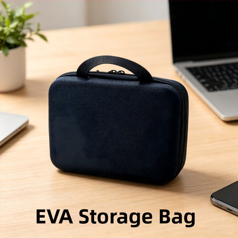 Geantă EVA cu capacitate mare pentru accesorii 3C, husă rigidă din țesătură Oxford, etui multifuncțional pentru DJI PK4, personalizabilă, dimensiuni 21×16×7.5 cm