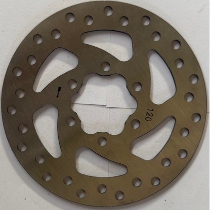 Discul de frână de 110mm pentru bicicletă și trotină, rotor cu șase găuri, cu șuruburi, 2 buc.