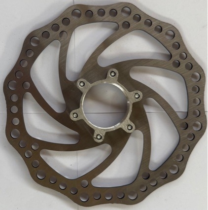 Discul de frână de 110mm pentru bicicletă și trotină, rotor cu șase găuri, cu șuruburi, 2 buc.