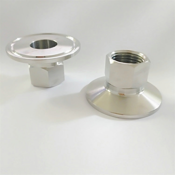 Conector hexagonal din oțel inoxidabil cu filet intern, clasă sanitară 304, tip clemă, pentru conducte filetate, montaj rapid