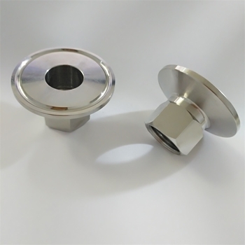 Conector hexagonal din oțel inoxidabil cu filet intern, clasă sanitară 304, tip clemă, pentru conducte filetate, montaj rapid