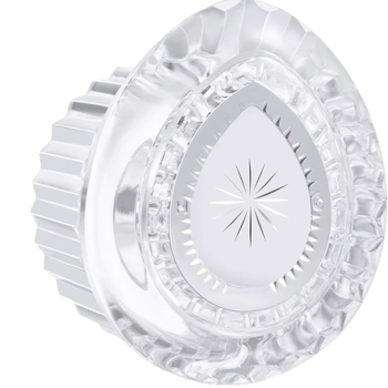 Robinet de baie cu mâner din plastic acrilic, buton și volan de reglaj, finisaj cromat, supapă cu disc ceramic, model 1408