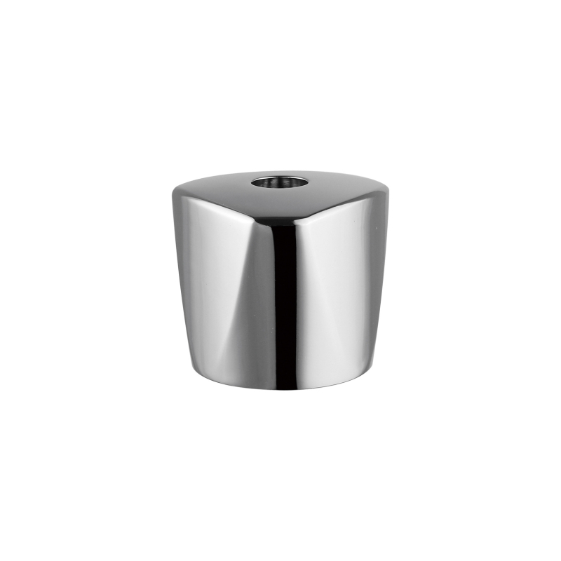 Mâner din aliaj de zinc pentru robinet, manivelă cu cadran, accesorii, manivelă divizor pentru robinet unghiular, finisaj cromat perlat, gri grafit închis/mat negru