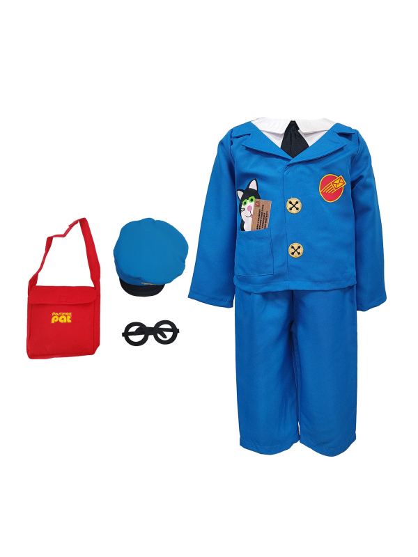 Costum de poștaș pentru copii – costum de scenă pentru roluri și spectacole