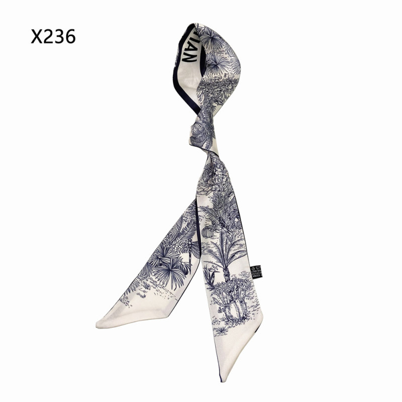 Șal și bentiță lungă din panglică pentru femei, accesoriu versatil pentru păr, gât sau geantă, 115 x 5 cm, poliester.