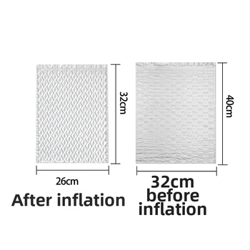 Film cu bule preumflate pentru ambalare cu protecție la șocuri, lățime 40 cm, rol de 4 m, bule medii.