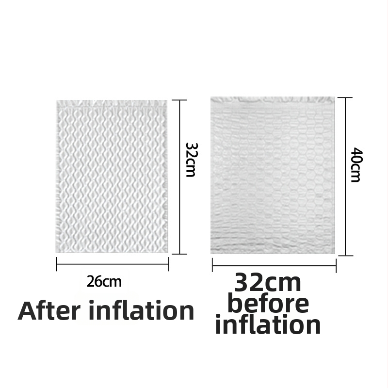 Film cu bule preumflate pentru ambalare cu protecție la șocuri, lățime 40 cm, rol de 4 m, bule medii.