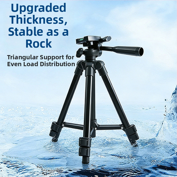 Trepied portabil pentru cameră și telefon, ideal pentru streaming live, DSLR și mirrorless