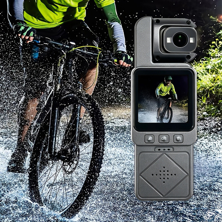 Cameră de acțiune portabilă cu stabilizare gimbal, Wi‑Fi, fotografii și înregistrări HD în exterior
