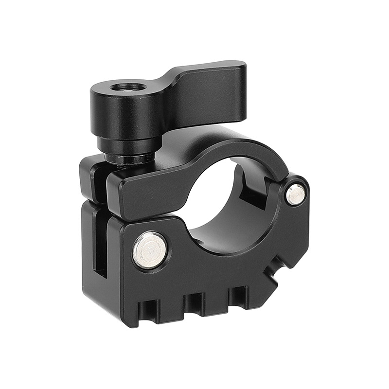 HDRIG negru clemă pentru țeavă de 19 mm cu dispozitiv anti-deflexie pentru cameră, model 3269