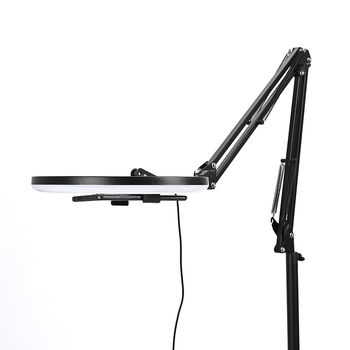 Suport personalizat pentru streaming pe telefon cu iluminare, set complet braț cantilever pentru filmare, lumină de înfrumusețare deasupra